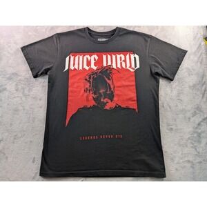 Juice WRLD Legends Never Die Black Graphic T-Shirt Mens Large 999 Club Cotton